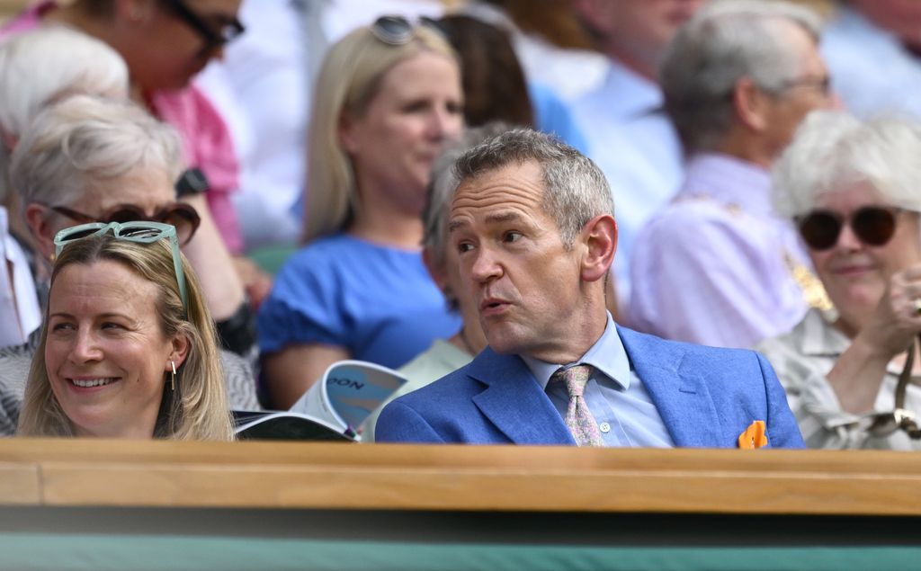 alexander armstrong at wimbledon in royal box