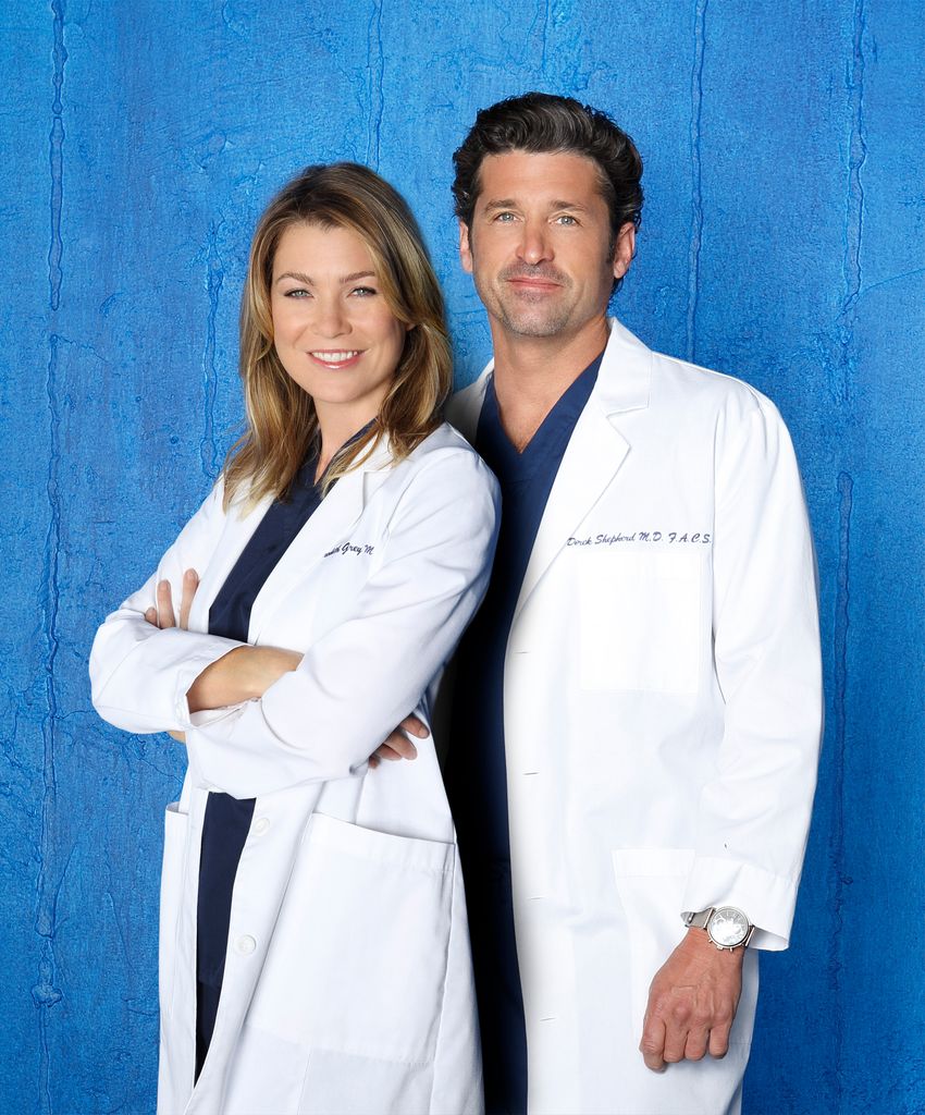 Ellen Pompeo en tant que Dr Meredith Gray et Patrick Dempsey en tant que Dr Derek Shepherd