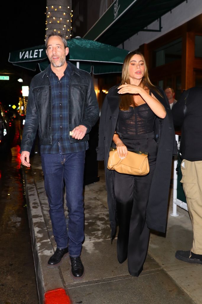 Sofia Vergara and her boyfriend Justin Saliman were spotted leaving dinner at Cipriani in Beverly Hills.


