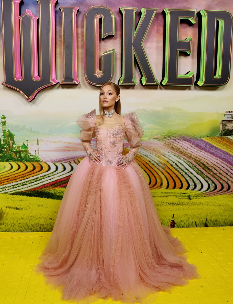 Ariana Grande embraced the hue to embody the character of Glinda in Wicked