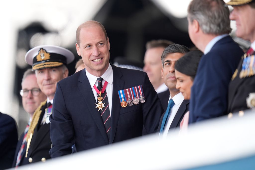 Prince William attends the 80th anniversary of D-Day landings in Portsmouth