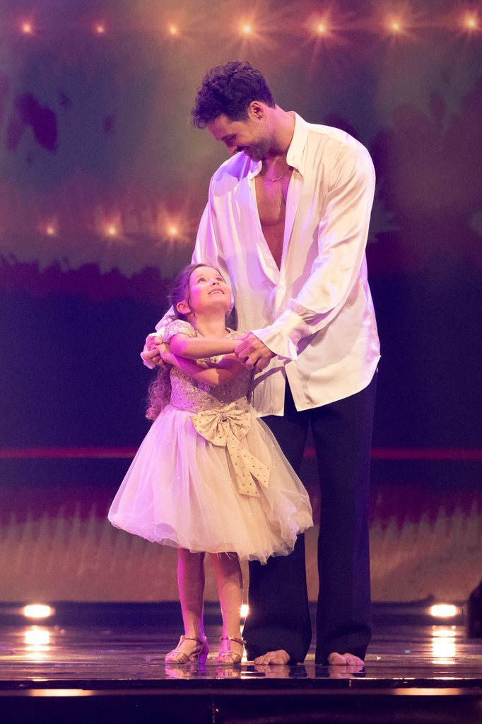 Dylan Efron dances with his sister, Olivia, on DWTS