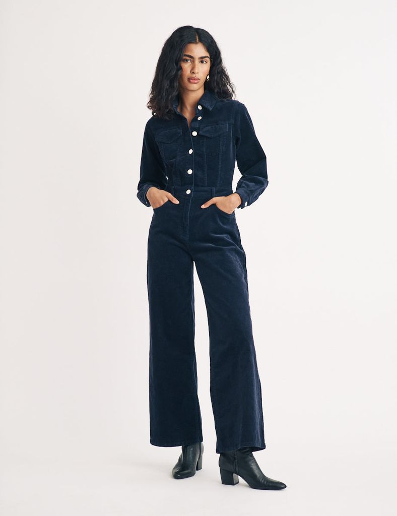 nobodys child navy cord jumpsuit 