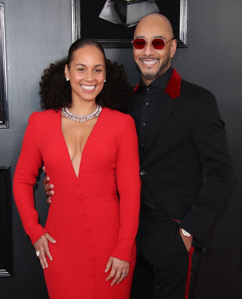 Alicia Keys and Swizz Beatz attend the 61st Annual GRAMMY Awards at Staples Center on February 10, 2019 in Los Angeles, California