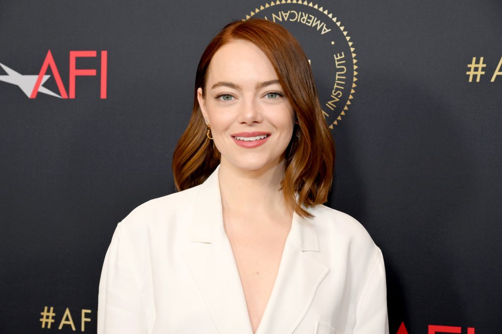 Emma Stone attends the AFI Awards at Four Seasons Hotel Los Angeles at Beverly Hills on January 12, 2024 in Los Angeles, California. 