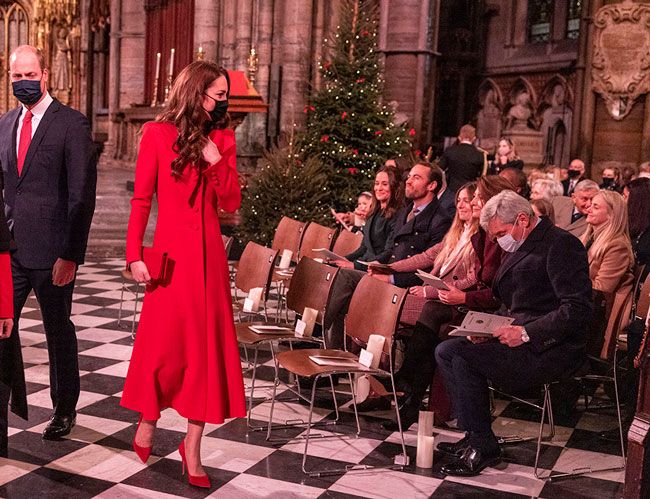 Middletons attend Kate Middletons Christmas carol concert in 2021