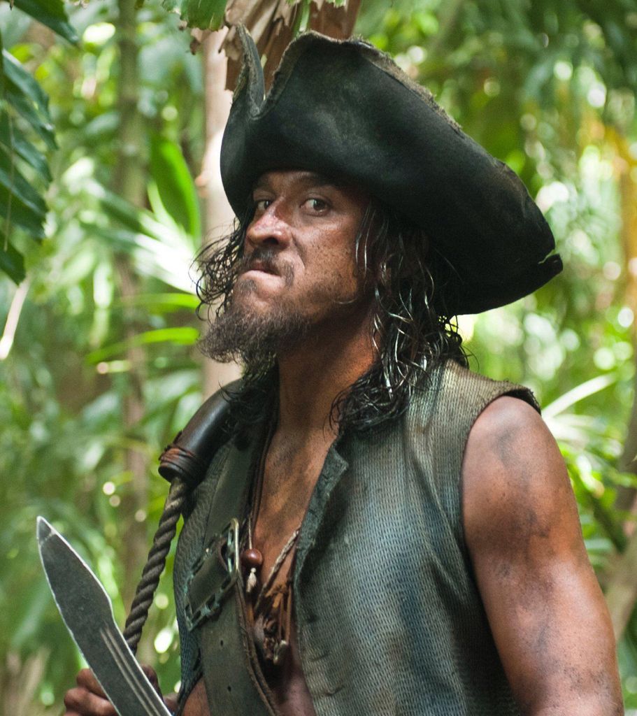 Tamayo Perry on Pirates of the Caribbean: Stranger Tides, in 2011