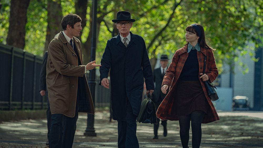  James Norton, Thomasin Mackenzies and Bill Nighy in Joy