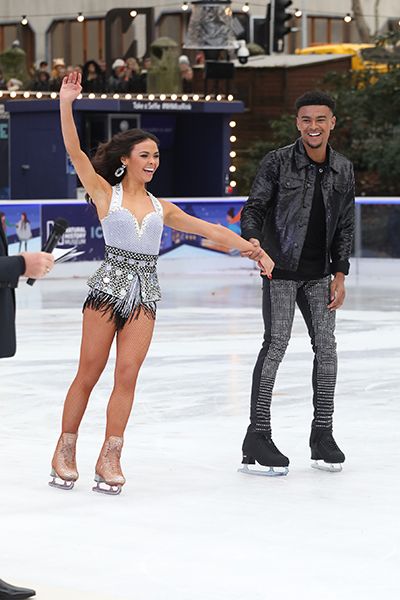 wes nelson and vanessa bauer on ice