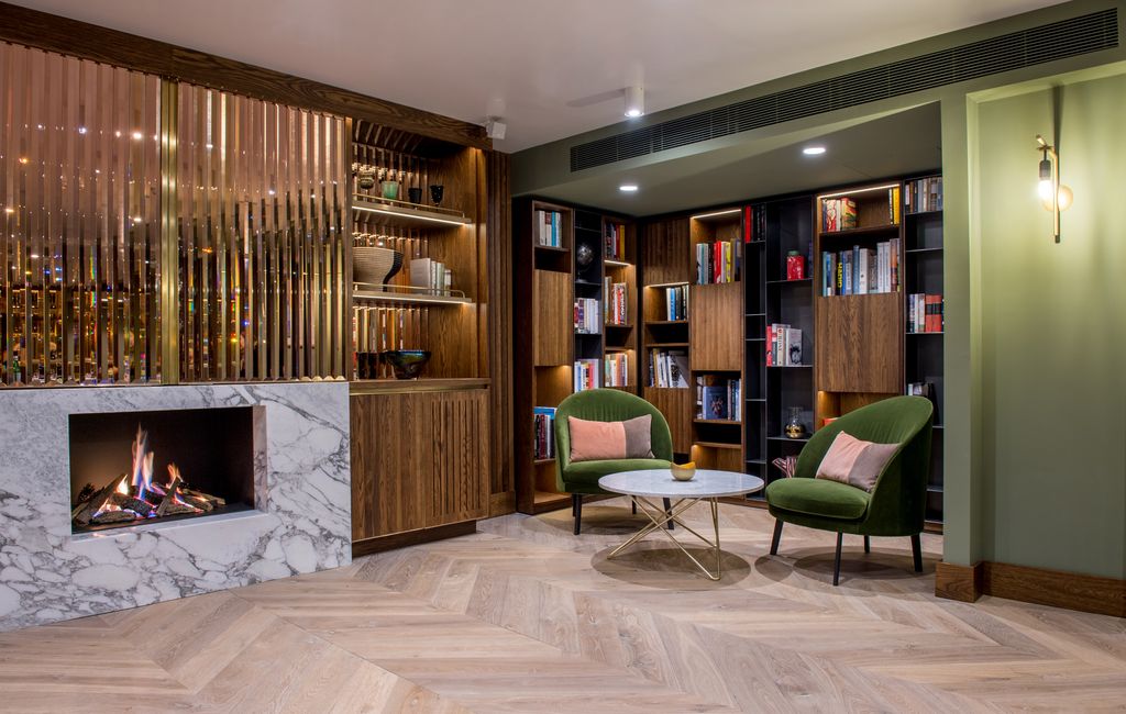 green room inside the marylebone hotel in london 