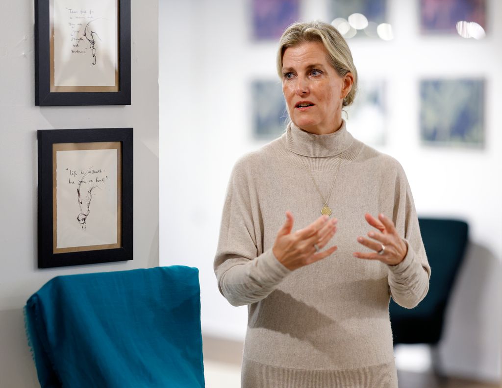 The Duchess unveiled a plaque to mark her visit