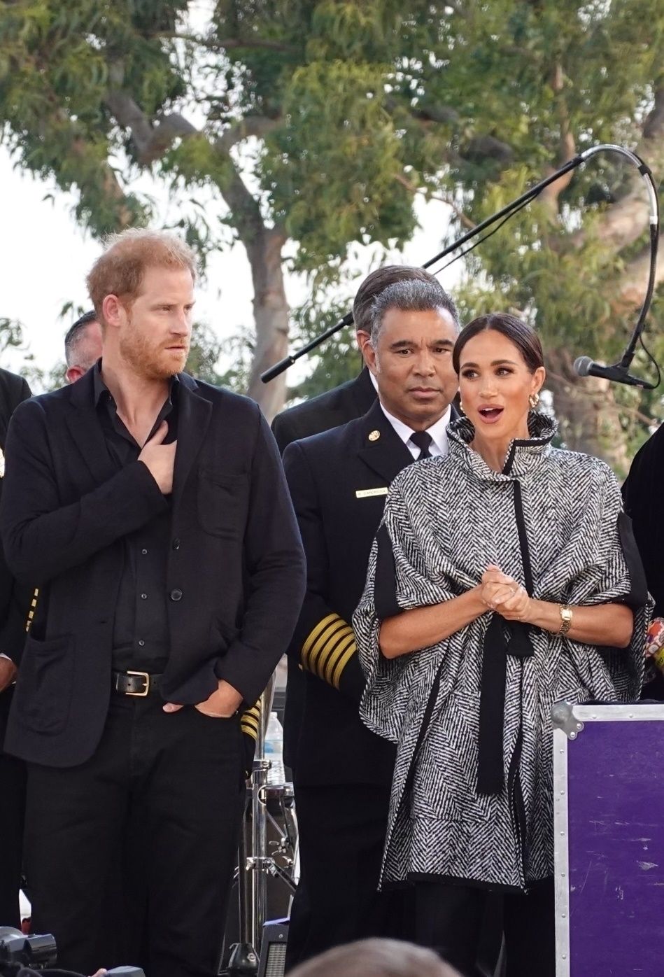 The Duke and Duchess of Sussex made a surprise appearance in Sanata Barbara 