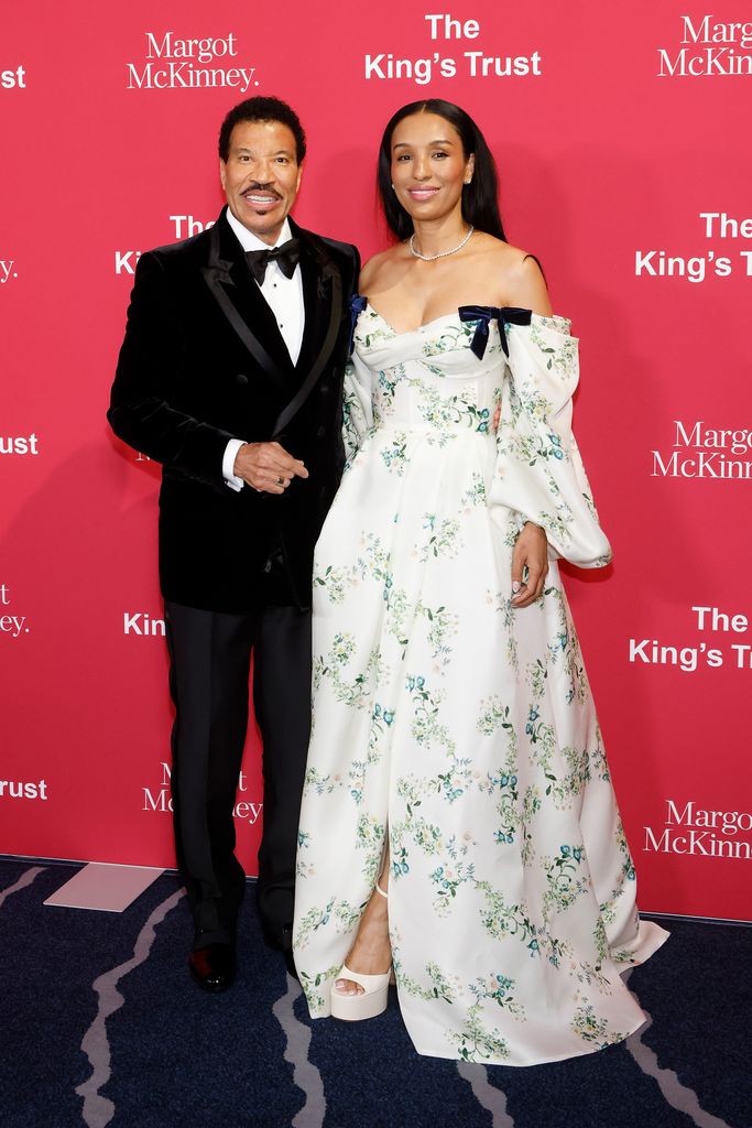 lionel richie and girlfriend lisa parigi the kings trust 2024 global gala