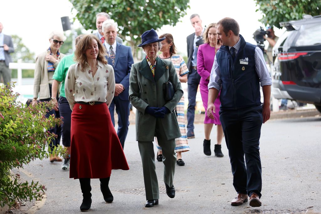 Princess Anne at the Riding for the Disabled Association (RDA) National Championships at Hartpury University and Hartpury College