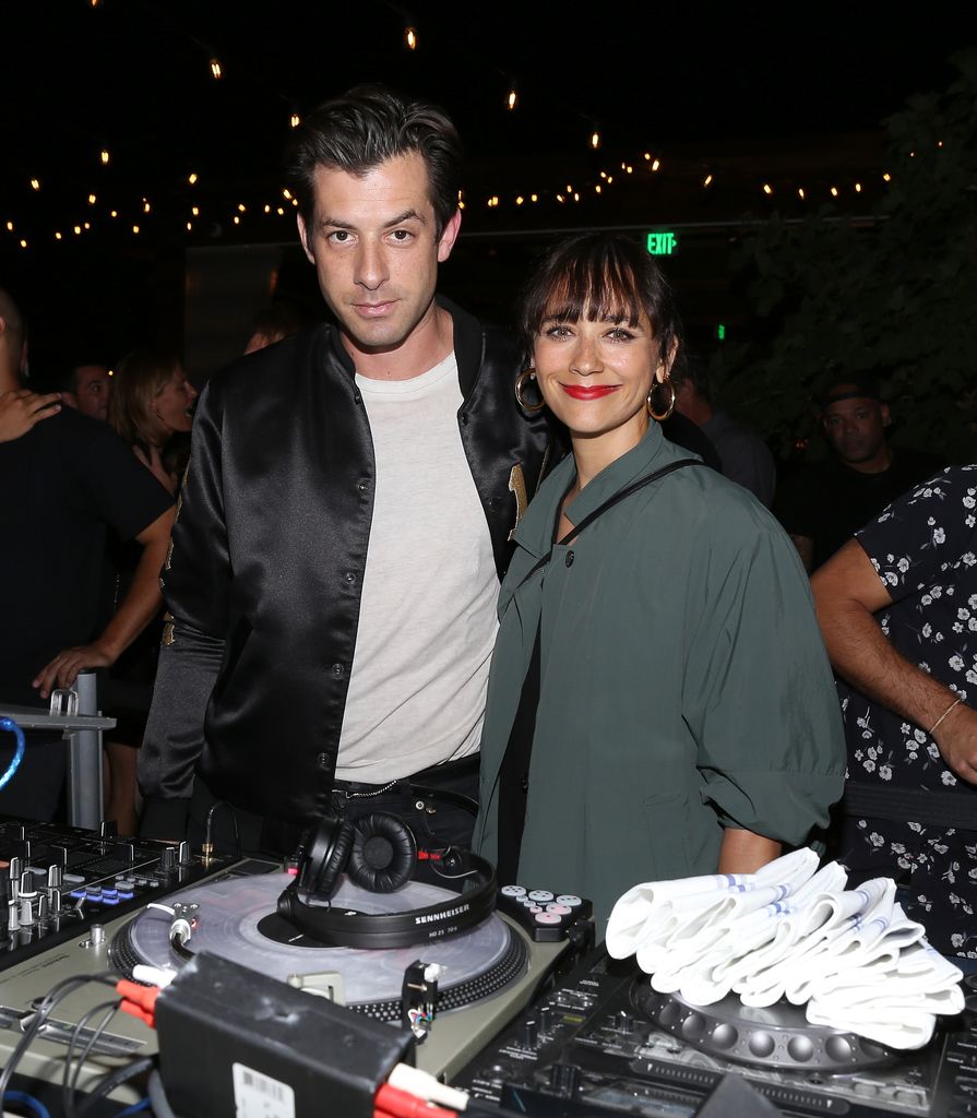 Mark Ronson and Rashida Jones attend The Grand Opening Of The Highlight Room