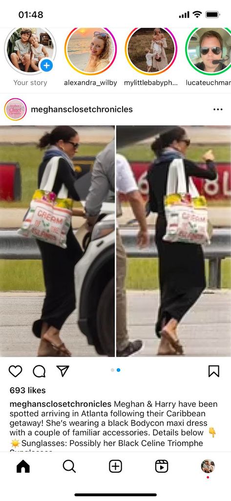 Meghan spotted disembarking private plane