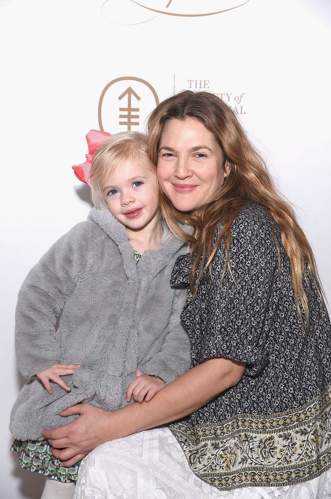 Drew Barrymore and daughter Frankie 