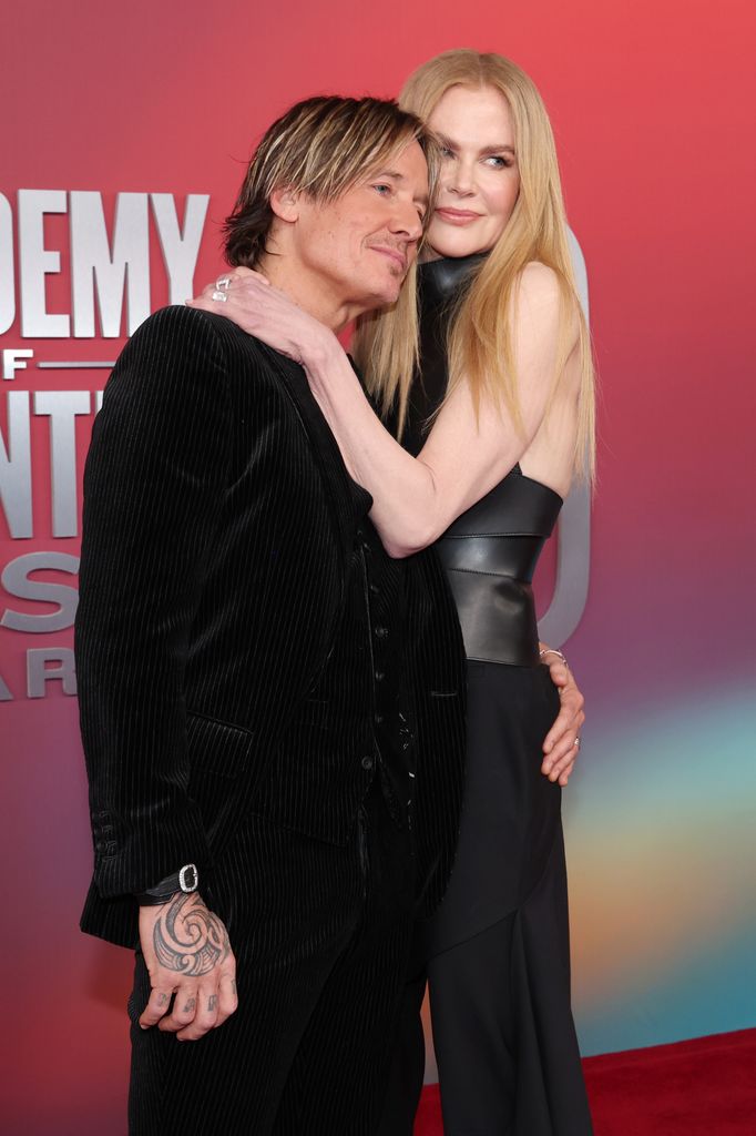 Keith Urban, Nicole Kidman at the 60th Academy Of Country Music Awards held at the Ford Center at The Star on May 08, 2025 in Frisco, Texas