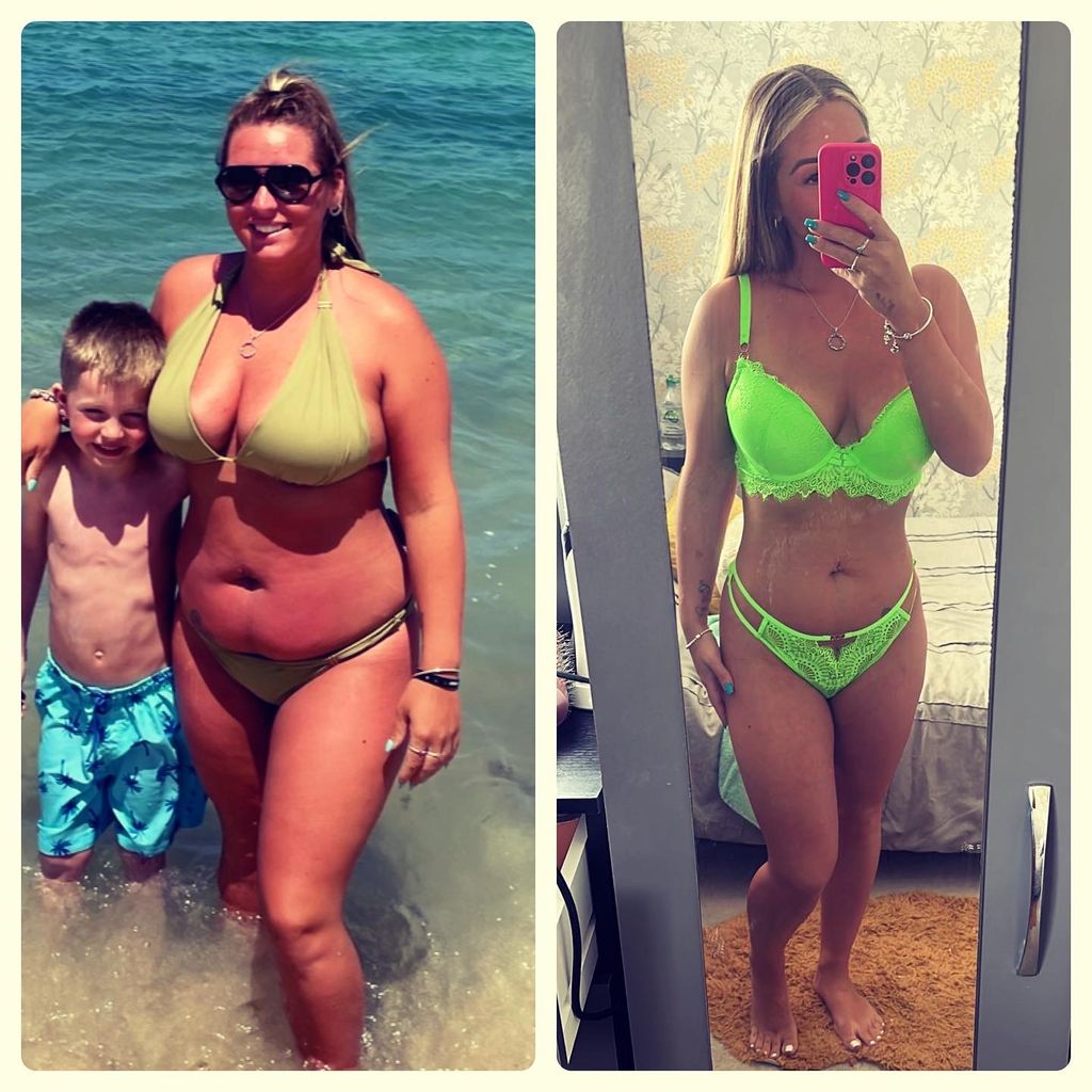 Leah Thompson - Shake That Weight Before & After