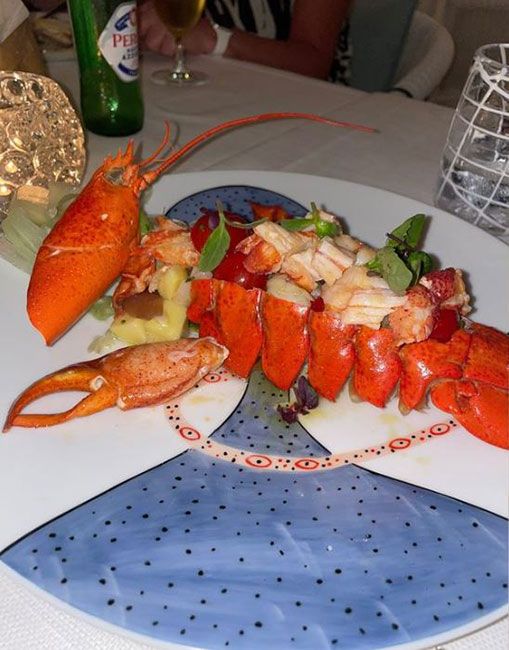 perrie edwards lobster diet