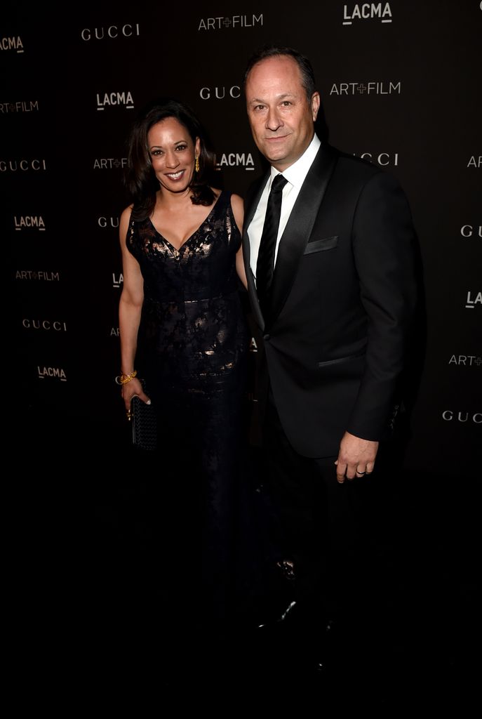 Kamala Harris and Douglas Emhoff attend the 2014 LACMA Art + Film Gala 