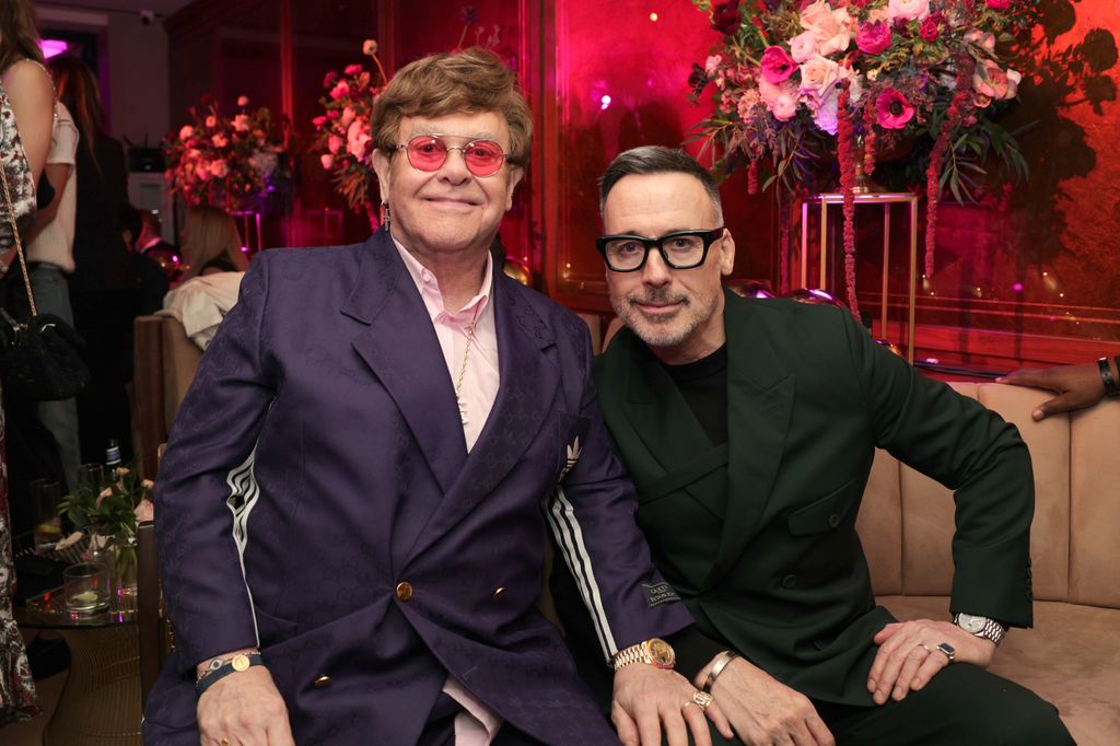 Elton John at the The CAA Pre-Oscar Party at Sunset Tower Hotel 