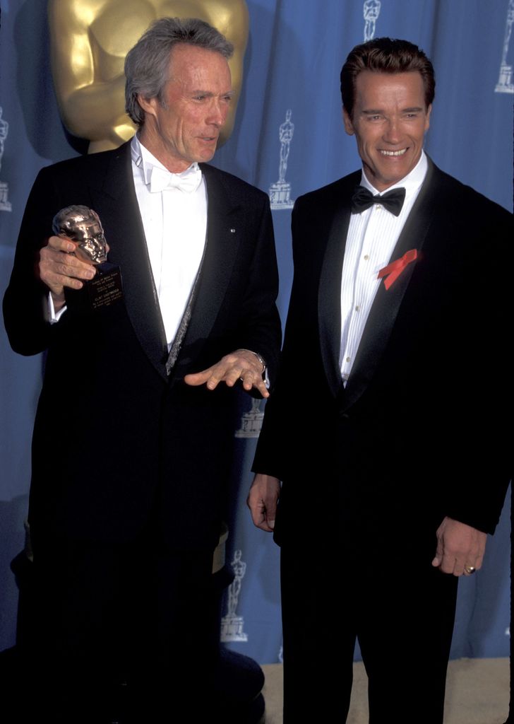 Clint and Arnold at the 1995 Oscars
