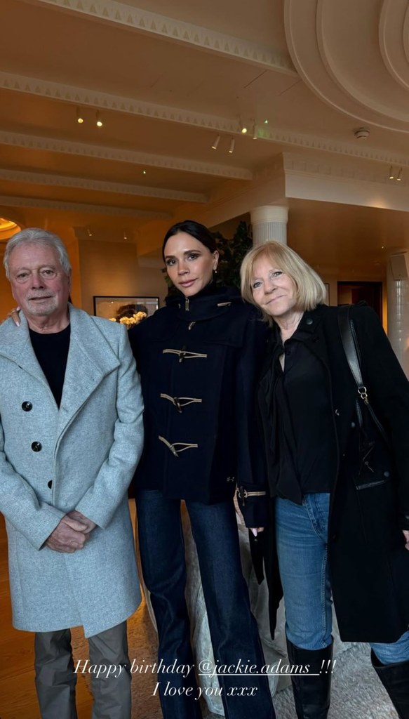 Victoria shared an Instagram image to mark her mother Jackie's birthday