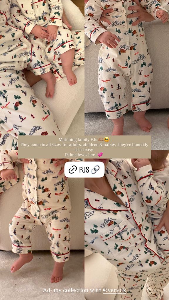 Michelle Keegna sharing photos of baby Palma