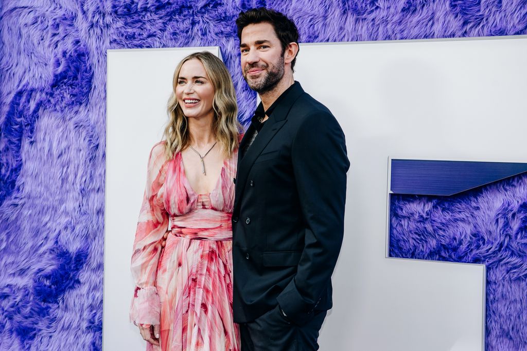 Emily Blunt and John Krasinski at the New York premiere of "IF" held at the SVA Theatre on May 13, 2024 in New York City.