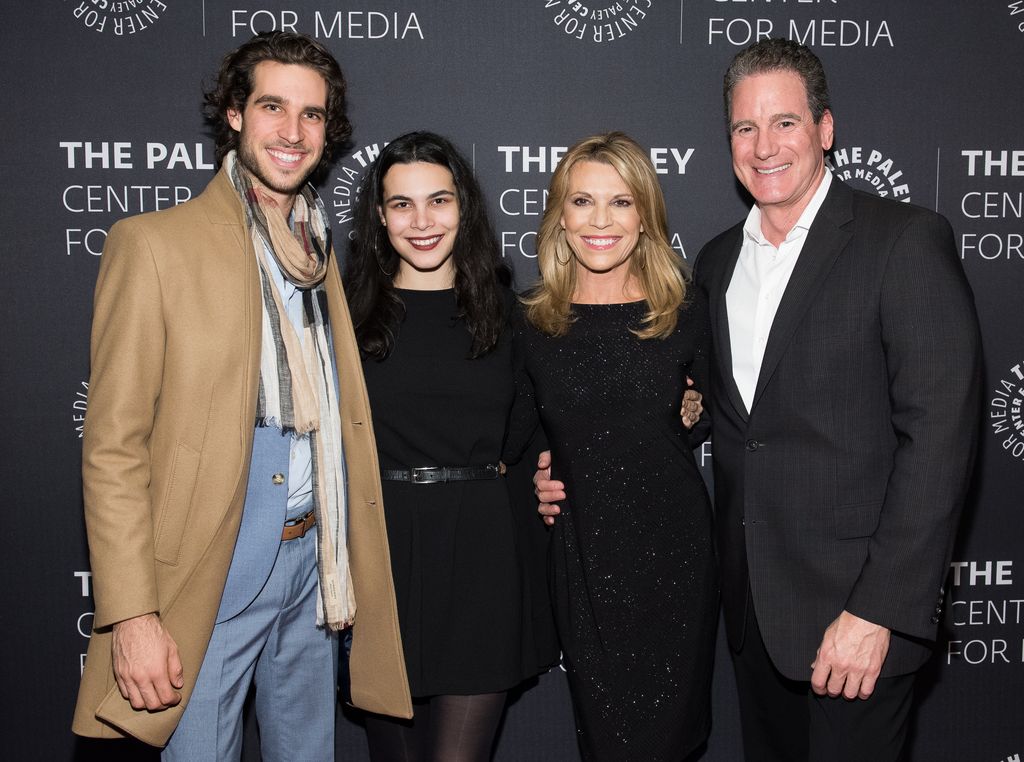 Nikko Santo Pietro, Gigi Santo Pietro, Vanna White, and George Santo Pietro attend The Paley Center For Media Presents: Wheel Of Fortune: 35 Years As America's Game at The Paley Center for Media on November 15, 2017 in New York City.