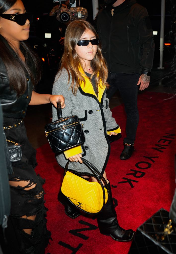 North West and Penelope Disick in New York