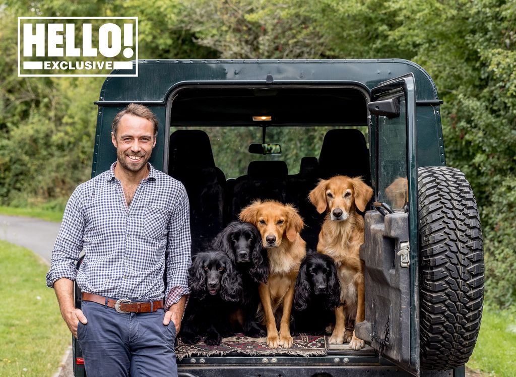 James Middleton poses for HELLO! shoot