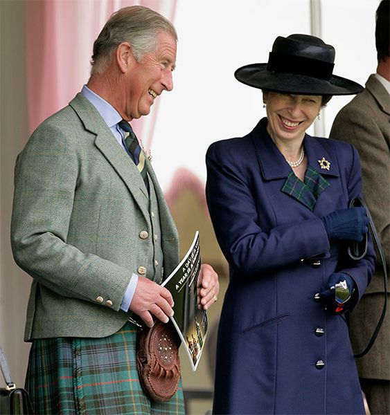 prince charles princess anne in scotland