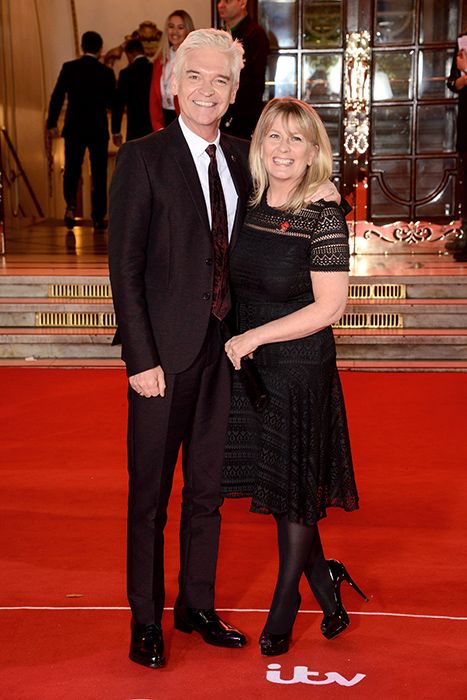 phillip schofield and wife stephanie at itv gala