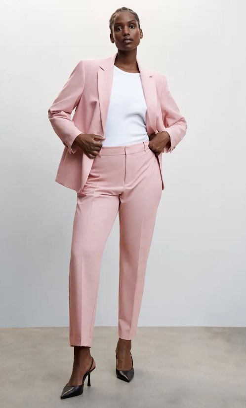 mango pink suit