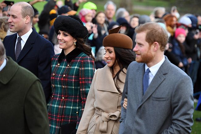 royals attend sandringham church christmas day
