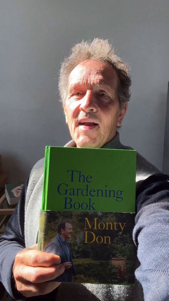 monty don holding new book 