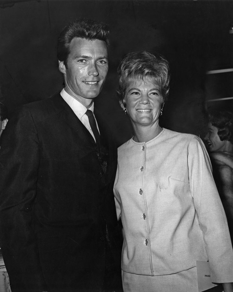 Clint Eastwood with his first wife Maggie Johnson at the opening night of an 'Ice Capades' skating show, USA, circa 1960