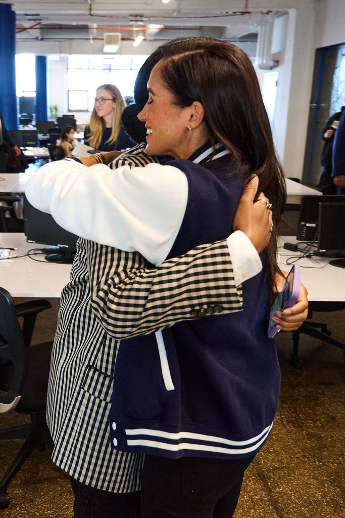 The Duchess of Sussex made the visit on World Mental Health Day