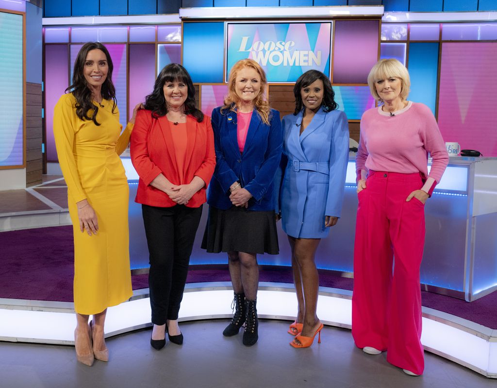 Sarah previously appeared on Loose Women in April