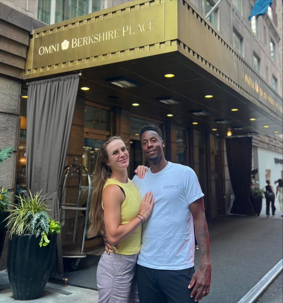 Tennis players Elina Svitolina and Gaël Monfils