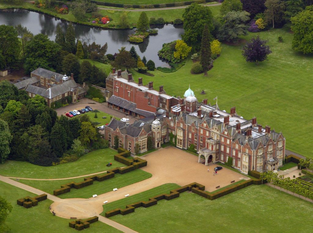 Sandringham estate aerial view in 2003