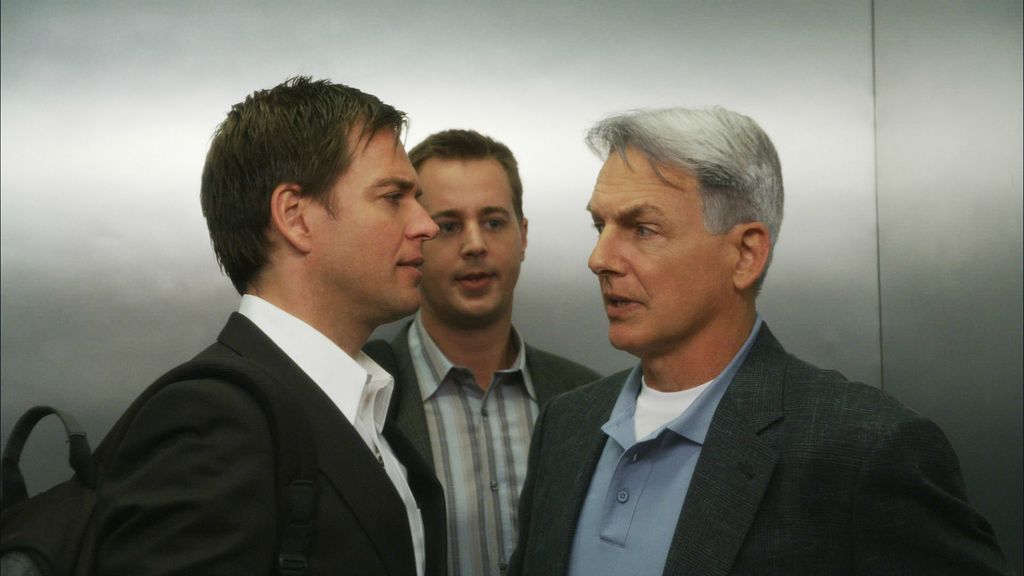 Michael Weatherly, Sean Murray and Mark Harmon