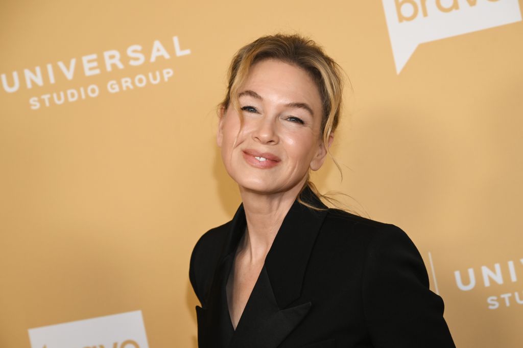 Renée Zellweger at the 2025 NBCU Emmy Luncheon held at SLS Hotel on April 11, 2025 in Los Angeles, California