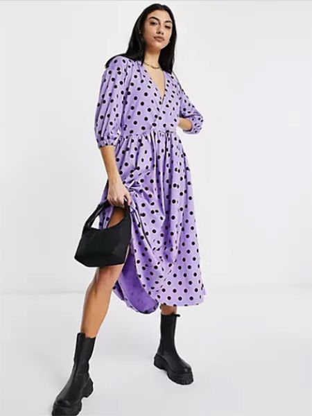 purple dress asos