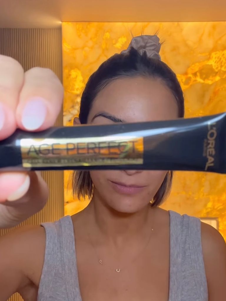 Frankie revealed she also loves L'Oreal's eye cream to combat fine lines and dark circles