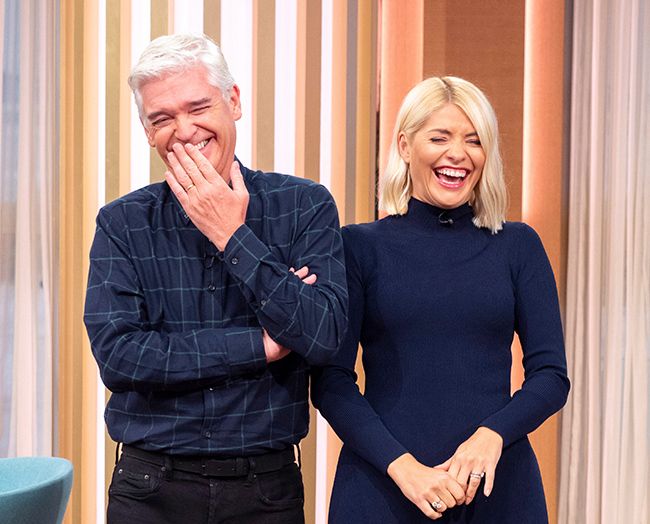 holly willoughby phillip schofield laugh