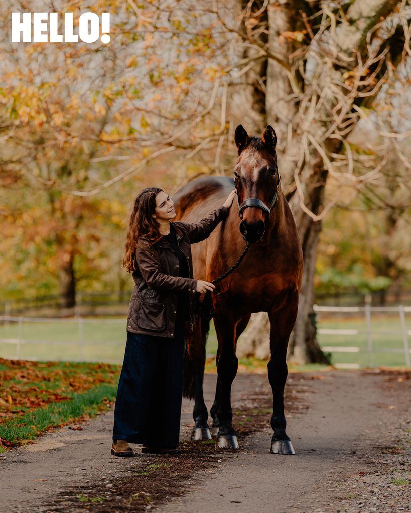 The family’s horses are called Crunchie and Cozie