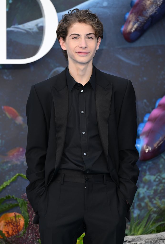 Jacob Tremblay attends the UK Premiere of "The Little Mermaid" at Odeon Luxe Leicester Square 